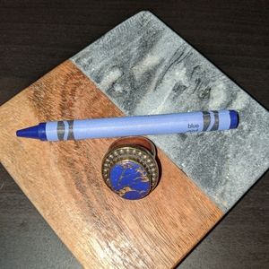 Brass Lapis Lazuli Ring